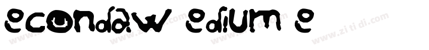 Secondaw00 Medium Re字体转换